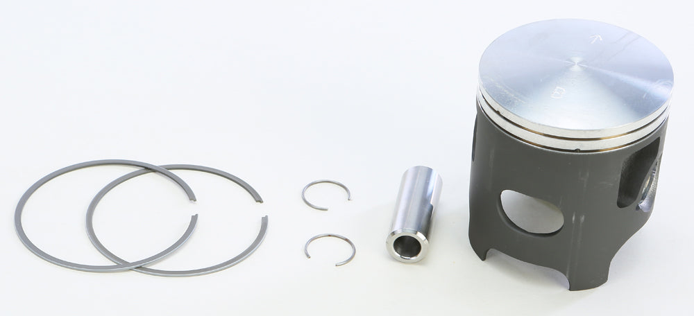 ProX Racing Parts piston kit with molycoated Nikasil finish, includes piston and components for Kawasaki 66.35mm engine rebuild