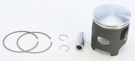 ProX Racing Parts piston kit with molycoated Nikasil finish, includes piston and components for Kawasaki 66.35mm engine rebuild