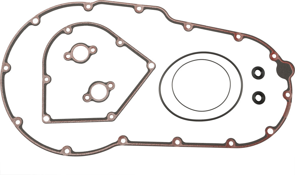 James Gasket primary cam gasket and seals kit with various gaskets and seals for engine sealing applications.