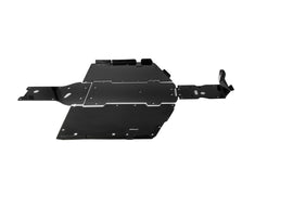 RIVAL POWERSPORTS USA Central Skid Plate Plastic guard for off-road vehicles, showing the durable black plastic construction.