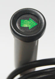 HardDrive electrical indicator lights with OEM# 68021-92A, showing illuminated status lights on a circuit board.