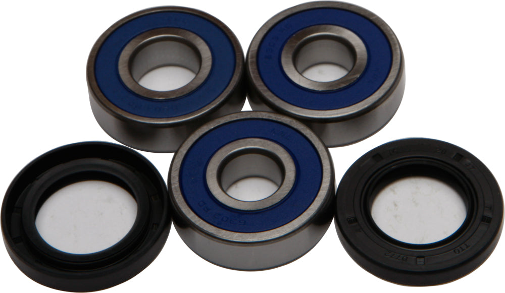 All Balls rear wheel bearing and seal kit 22-51258 with bearings and seals for motorcycle or ATV wheel repair.