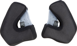 Fly Racing Tourist helmet cheek pads, 35mm thick, designed for motorcycle helmets, providing comfort and secure fit.