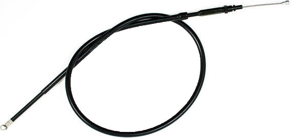Motion Pro black vinyl clutch cable for motorcycle, durable control line with detailed fittings visible in the image.