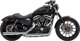 Cobra 3-inch chrome slip-on exhaust for Harley Sportster 2014-2024, model 82-96014, sleek motorcycle exhaust system