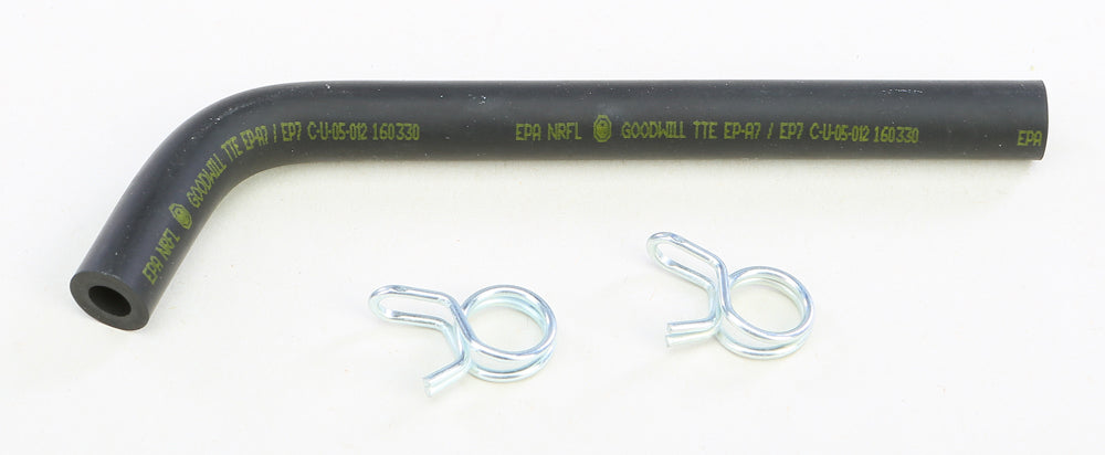 All Balls Hose and Clamp Kit for intake, carb, and fuel systems with hoses and clamps arranged for installation.