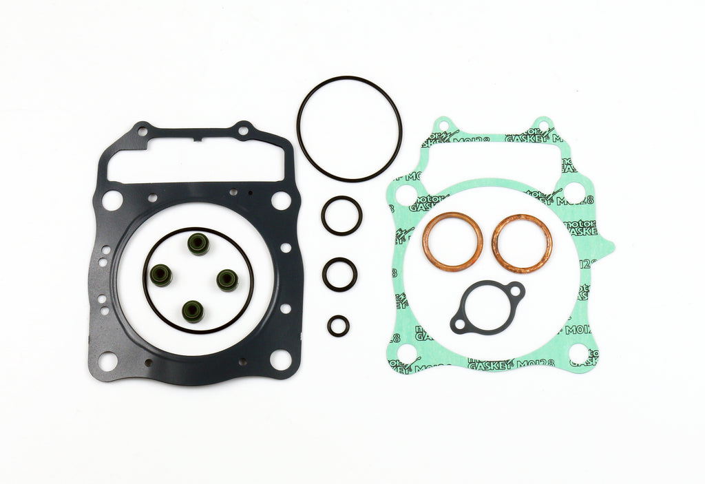 Athena Top End Gasket Kit for Honda 69-0282, includes gaskets and seals for engine top end repair, detailed view of gasket set.
