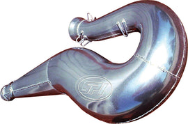Straightline Performance single exhaust pipe S-D 241-2039, metal construction, shown installed on a vehicle.