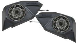 SSV Works 6.5-inch rear door speakers with Kicker Pol 63-5631K installed in vehicle door panel