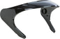 Fly Racing Tourist Peak Black motorcycle helmet with visor and ventilation, shown on a neutral background.