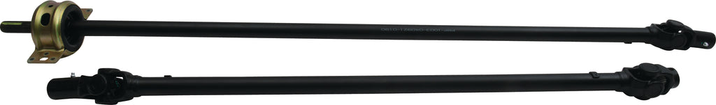 All Balls drive prop shaft 531-5016 showing metal shaft with rubber boots and connectors for vehicle drivetrain repair.