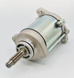 Ricks Motorsport Electric starter motor 27-61329, a black and metal automotive starter showing electrical components and mounting points.