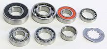 Load image into Gallery viewer, Hot Rods transmission bearing kit 421-3107 for engine, showing metal bearings and components in the kit.