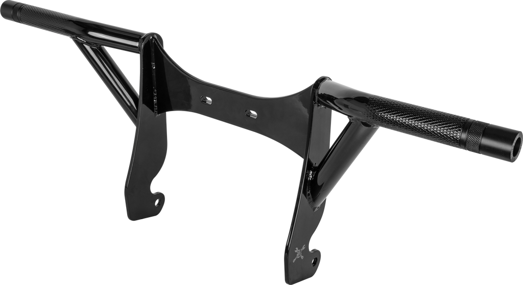 Burly Brand Burly Brawler Kit touring body for Harley-Davidson 2009-2023, showing the sleek black motorcycle body component.