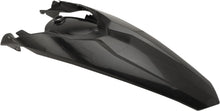 Load image into Gallery viewer, Acerbis black rear fender with taillight tab for motorcycle, showing the durable plastic construction and mounting details.