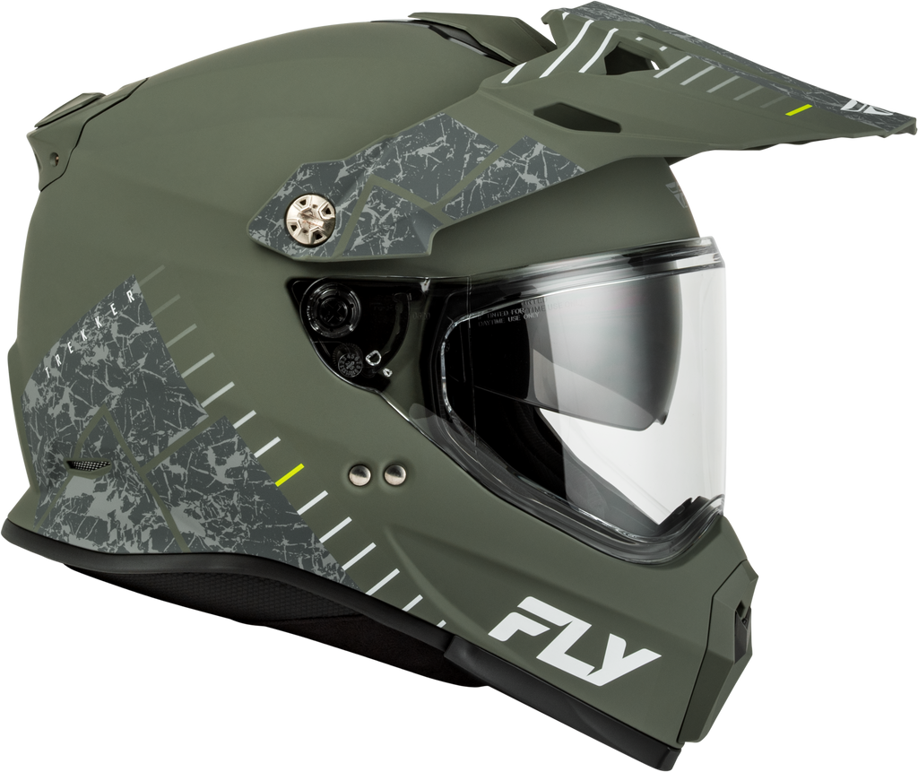 Fly Trekker Granite Helmet Matte Sage/Grey Lg