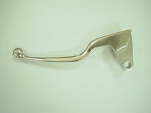 Load image into Gallery viewer, Silver Fire Power off-road clutch lever with ergonomic design and mounting hardware for motorcycle handlebars.