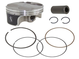 Namura forged piston kit for Kawasaki 184-F20033, includes piston components with 76.96mm size and 13.8:1 compression ratio.