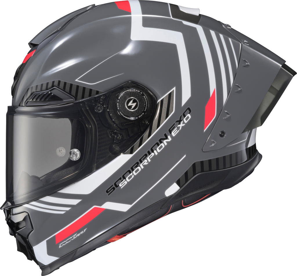 Apex Exo Warp Full Face Helmet Atarax Grey/White Lg