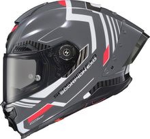 Charger l'image dans la galerie, Apex Exo Warp Full Face Helmet Atarax Grey/White Lg