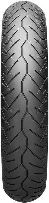 Bridgestone Battlecruise H50 motorcycle front tire 140/75R17 67V radial tubeless tire showing tread pattern and sidewall details.