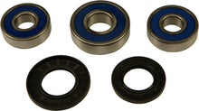 Load image into Gallery viewer, All Balls rear wheel bearing kit 22-51358 for street motorcycles, showing the assembled bearing components and packaging.