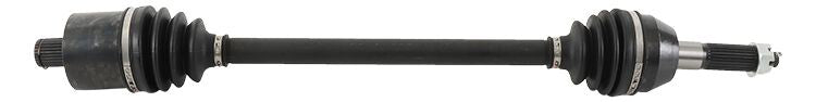 All Balls 8 Ball Extreme Axle Rear drive component for motorcycles, featuring the branded axle with detailed metal construction.