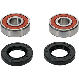 Pivot Works premium drive wheel bearing kit 22-51317P, showing the assembled bearings and hardware for motorcycle maintenance.