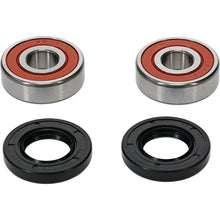 Load image into Gallery viewer, Pivot Works Drive Wheel Bearing Kit Premium 22-51317P with bearings and seals for motorcycle wheel assembly.