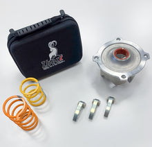 Load image into Gallery viewer, Ibexx Stage 2 Clutch Kit for Polaris 23-1405, including clutch components, shown in a close-up view with metallic parts and packaging.
