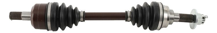 All Balls heavy-duty front drive axle with six ball bearings, designed for durability and performance in vehicle applications.