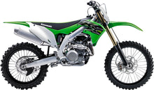 Load image into Gallery viewer, New Ray Toys 1:6 scale Kawasaki KX450 2019 motorcycle accessories, detailed model with vibrant green body and racing decals.