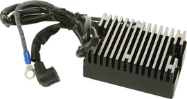 HardDrive black electrical regulator for Fl/Fx 70-75, OEM 74510-70a, 820-60130, close-up of the regulator component