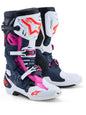 Tech 10 Supervented Boots Drk Blue/Wht/Blk Fuxia 8