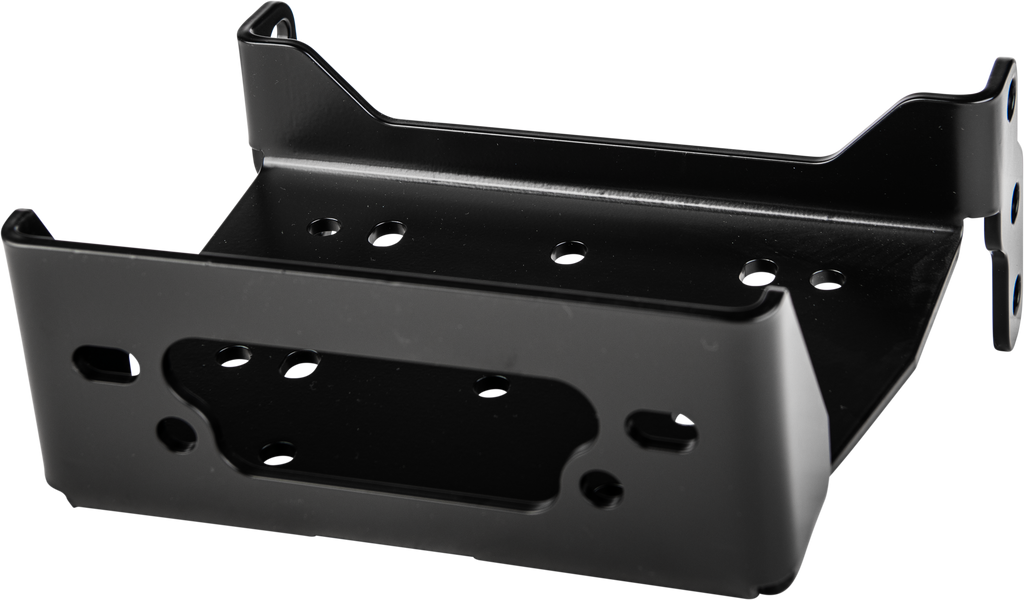 Open Trail Winch Mount 459-1515 installed on vehicle frame, durable steel construction for off-road winching applications