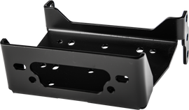 Open Trail Winch Mount 459-1515 installed on vehicle frame, durable steel construction for off-road winching applications