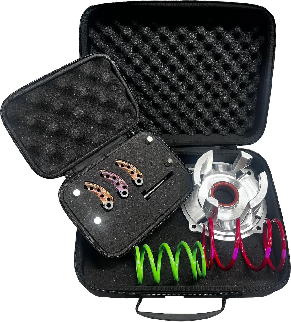 Ibexx Matryx Boost Clutch Kit Gen 2 for vehicles, showing clutch components and packaging in a detailed view.