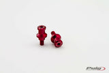 PUIG - Swingarm Spools Hi-Tech 10mm Red 2/Pk - 561-4002R
