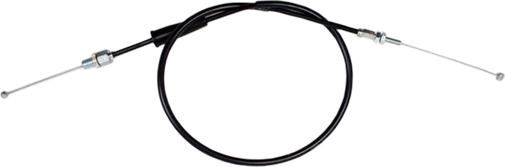Motion Pro Black Vinyl Throttle Pull Cable 70-2387 for motorcycle control lines, showing the cable and fittings.