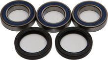 Load image into Gallery viewer, All Balls front and rear wheel bearing and seal kit for drive applications, model 22-51406, showing bearings and seals.