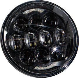 HardDrive 5.75-inch 80W LED headlight in black with 4000 lumens for illumination, model 820-0365.