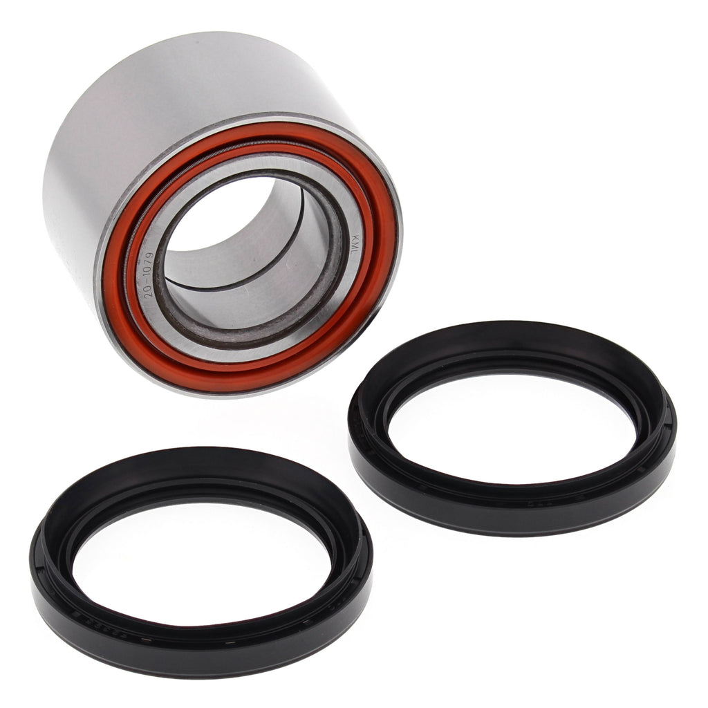 All Balls tapered drive wheel bearing 22-51699H, showing the metal bearing with tapered design for motorcycle or vehicle use.