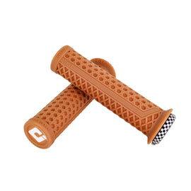 ODI Grips ATV Vans V2.1 in gum rubber and black check pattern, 135mm length, designed for motorcycle or ATV handlebars.