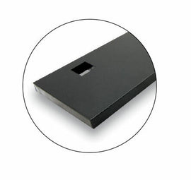 Warn PV2 Wear Bar 60-inch steel replacement part shown with mounting holes on a metallic surface.