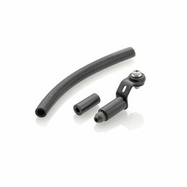 Black RIZOMA Reservoir Mounting Kit with multiple components, designed for secure installation on motorcycles or vehicles.