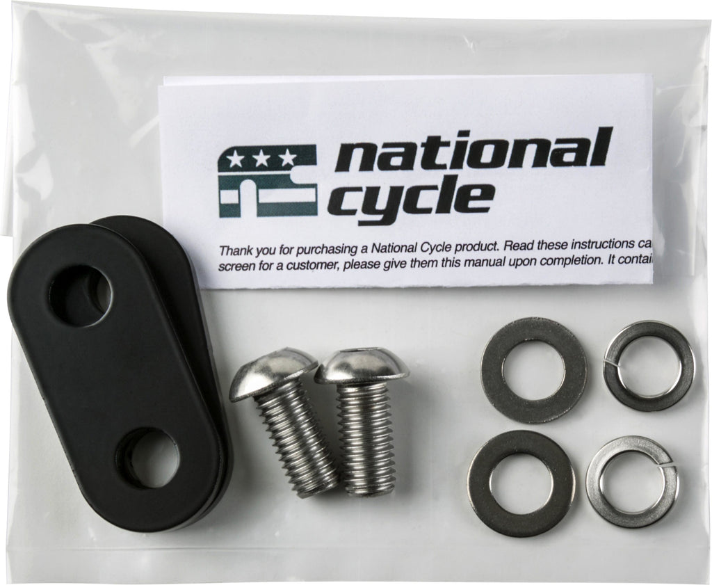 National Cycle footrest mount bracket for Honda Gold Wing GL1800, black 38mm comfort bar, sturdy motorcycle accessory