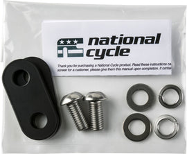 National Cycle footrest mount bracket for Honda Gold Wing GL1800, black 38mm comfort bar, sturdy motorcycle accessory