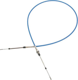 WSM Performance Parts steering cable for Yamaha boats, hydraulic control line, durable metal and rubber components.