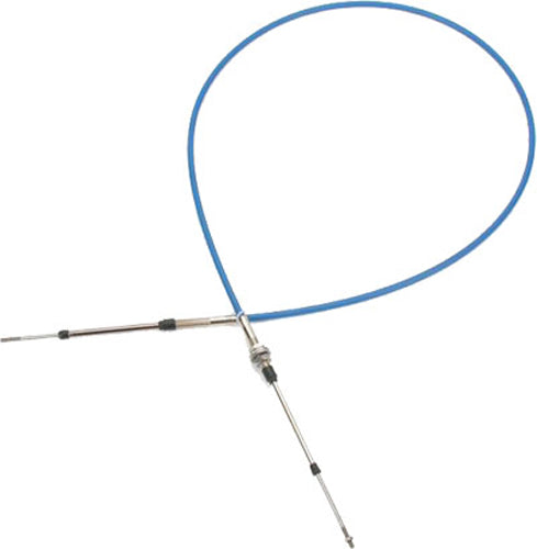 Sea Doo WSM Performance Parts steering cable, hydraulic control line with metal fittings, designed for watercraft steering systems.