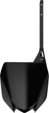 Load image into Gallery viewer, Polisport Plastics black front number plate body for motocross or dirt bikes, part number 64-65507.